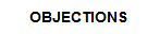 BACK TO OBJECTIONS
